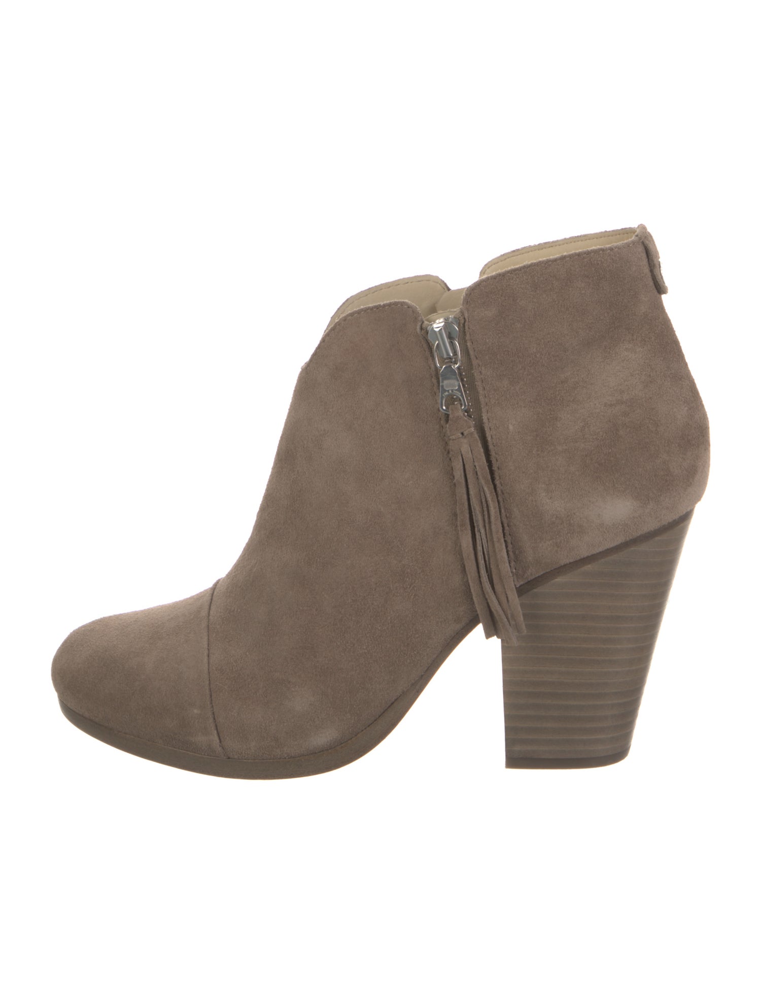 Rag & Bone Suede Tassel Accents Boots
