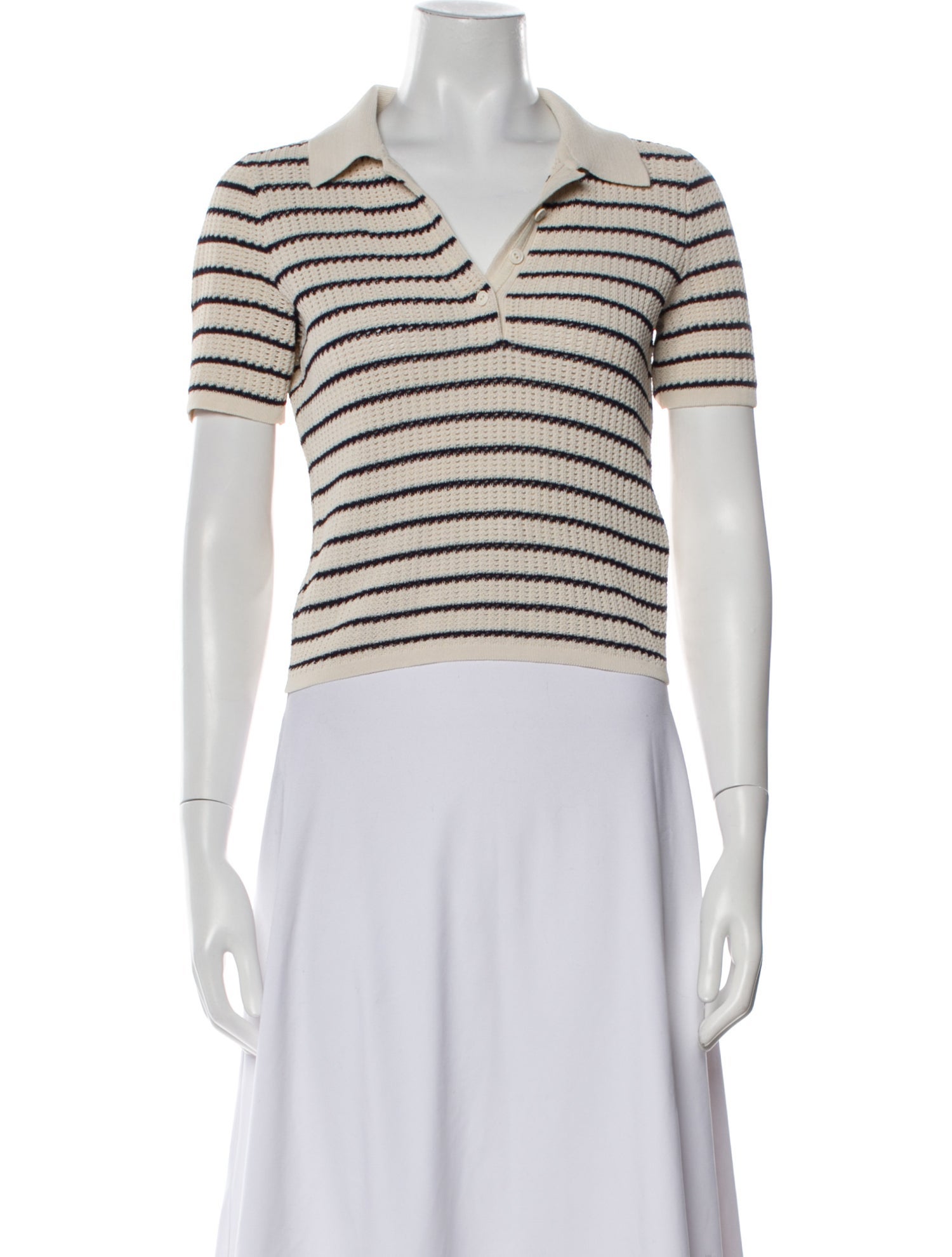 Rag & Bone Striped V-Neck Sweater