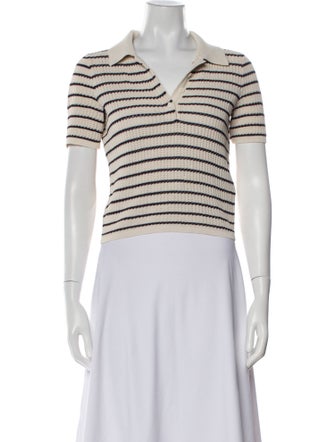 Rag & Bone Striped V-Neck Sweater