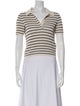 Rag & Bone Striped V-Neck Sweater