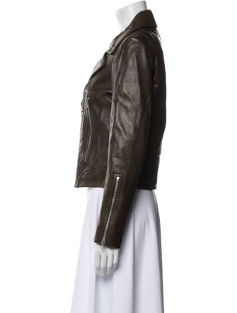 Rag & Bone Lamb Leather Biker Jacket