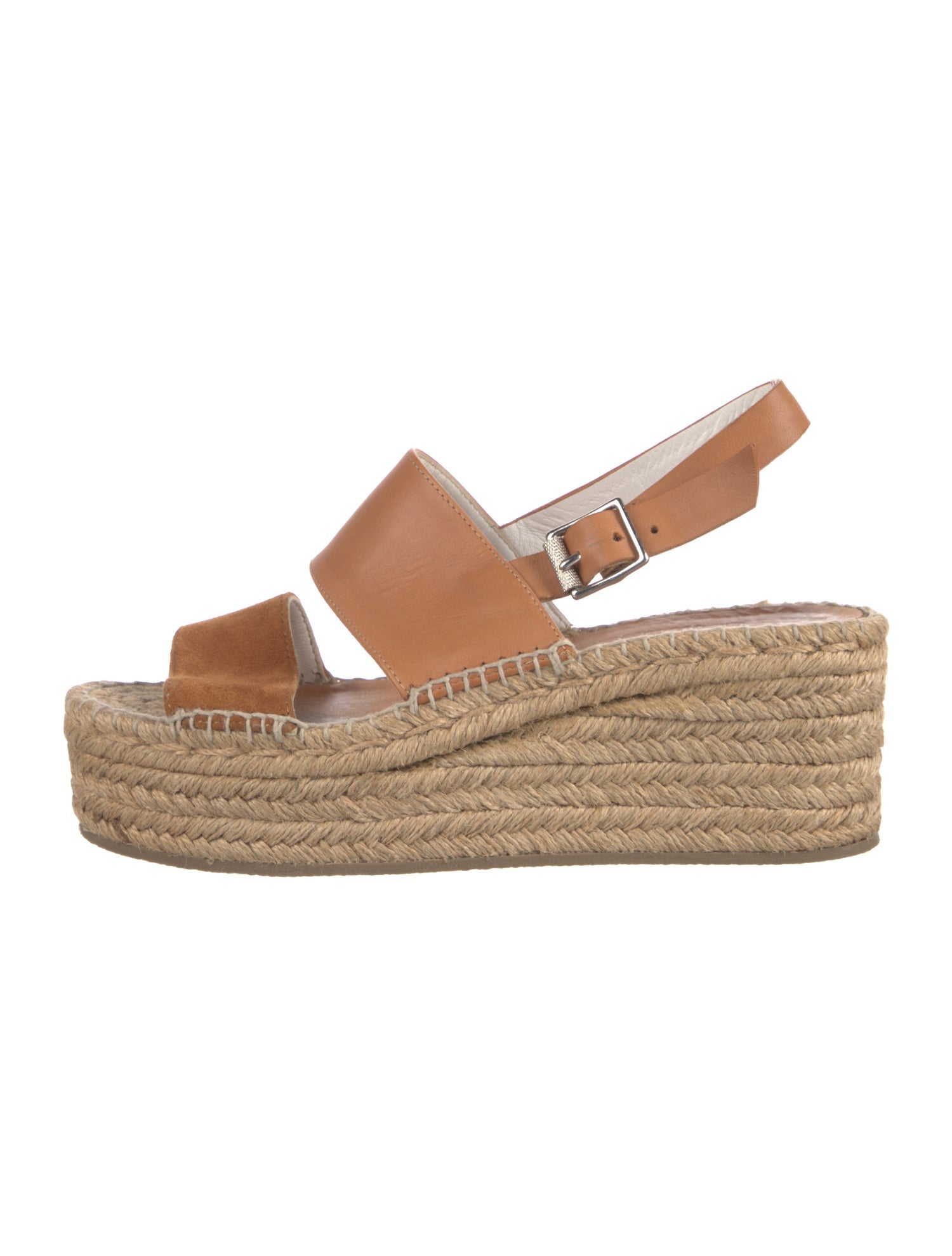 Rag & Bone Leather Colorblock Pattern Espadrilles