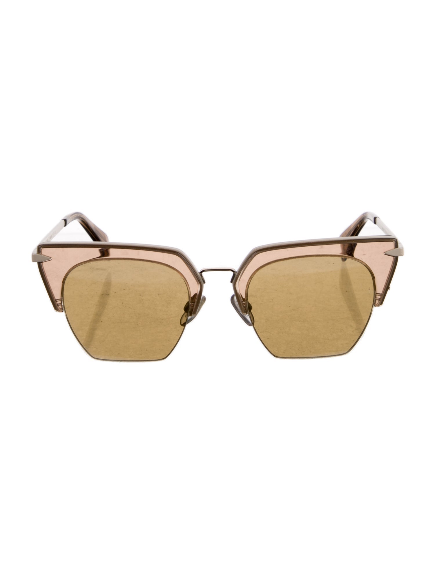 Rag & Bone Square Tinted Sunglasses