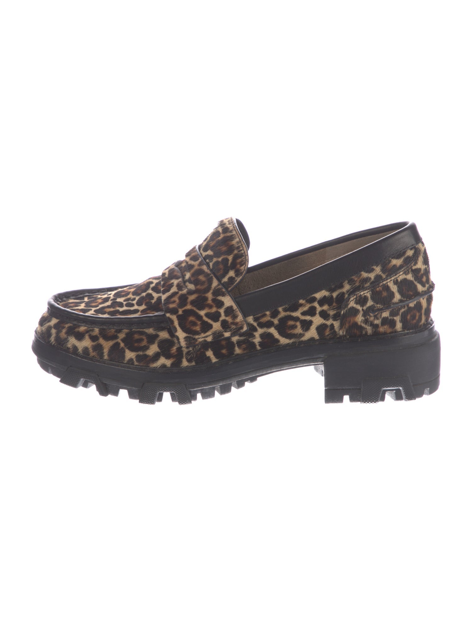 Rag & Bone Ponyhair Animal Print Loafers