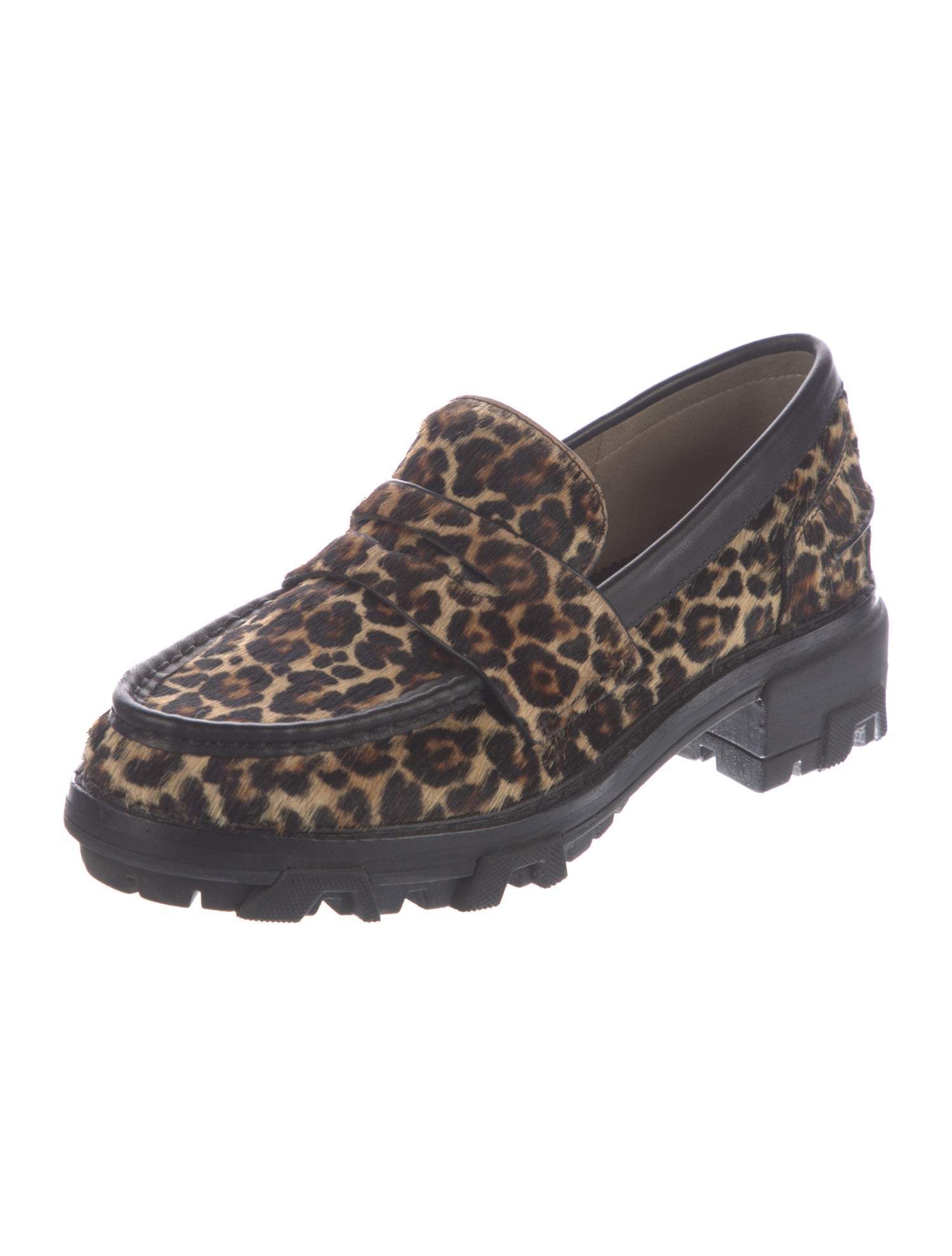 Rag & Bone Ponyhair Animal Print Loafers