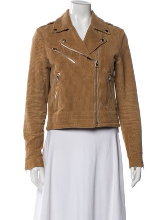 Rag & Bone Striped Biker Jacket