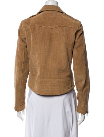 Rag & Bone Striped Biker Jacket