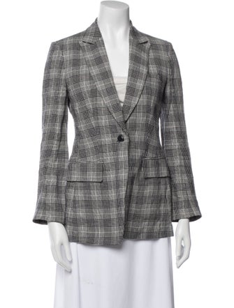 Rag & Bone Plaid Print Blazer