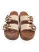 Rag & Bone Leather Colorblock Pattern Slides