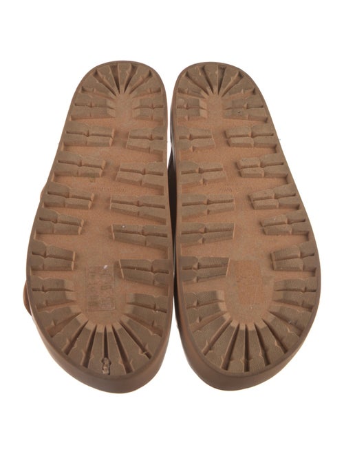 Rag & Bone Leather Colorblock Pattern Slides