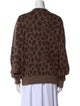 Rag & Bone Animal Print V-Neck Sweater