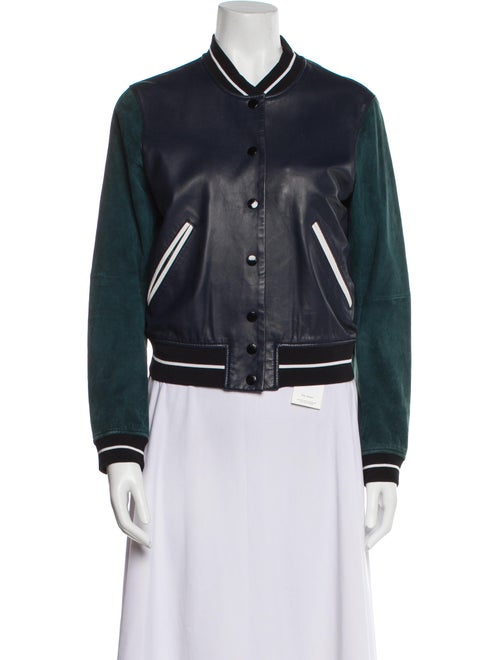 Rag & Bone Leather Bomber Jacket