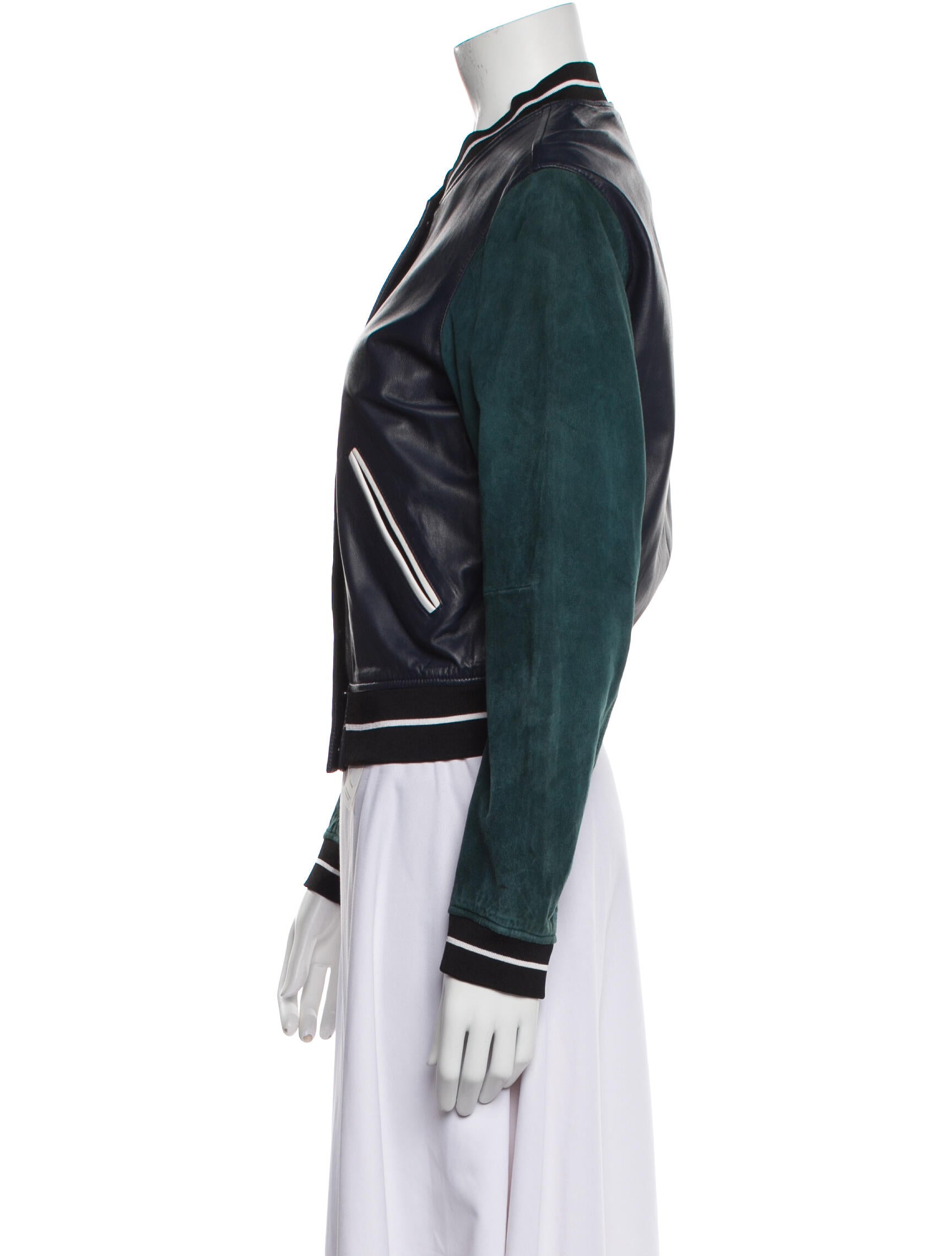 Rag & Bone Leather Bomber Jacket