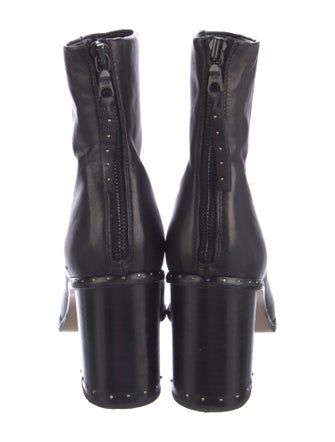 Rag & Bone Leather Studded Accents Boots
