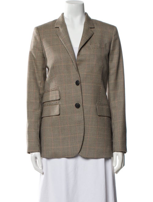 Rag & Bone Wool Houndstooth Print Blazer