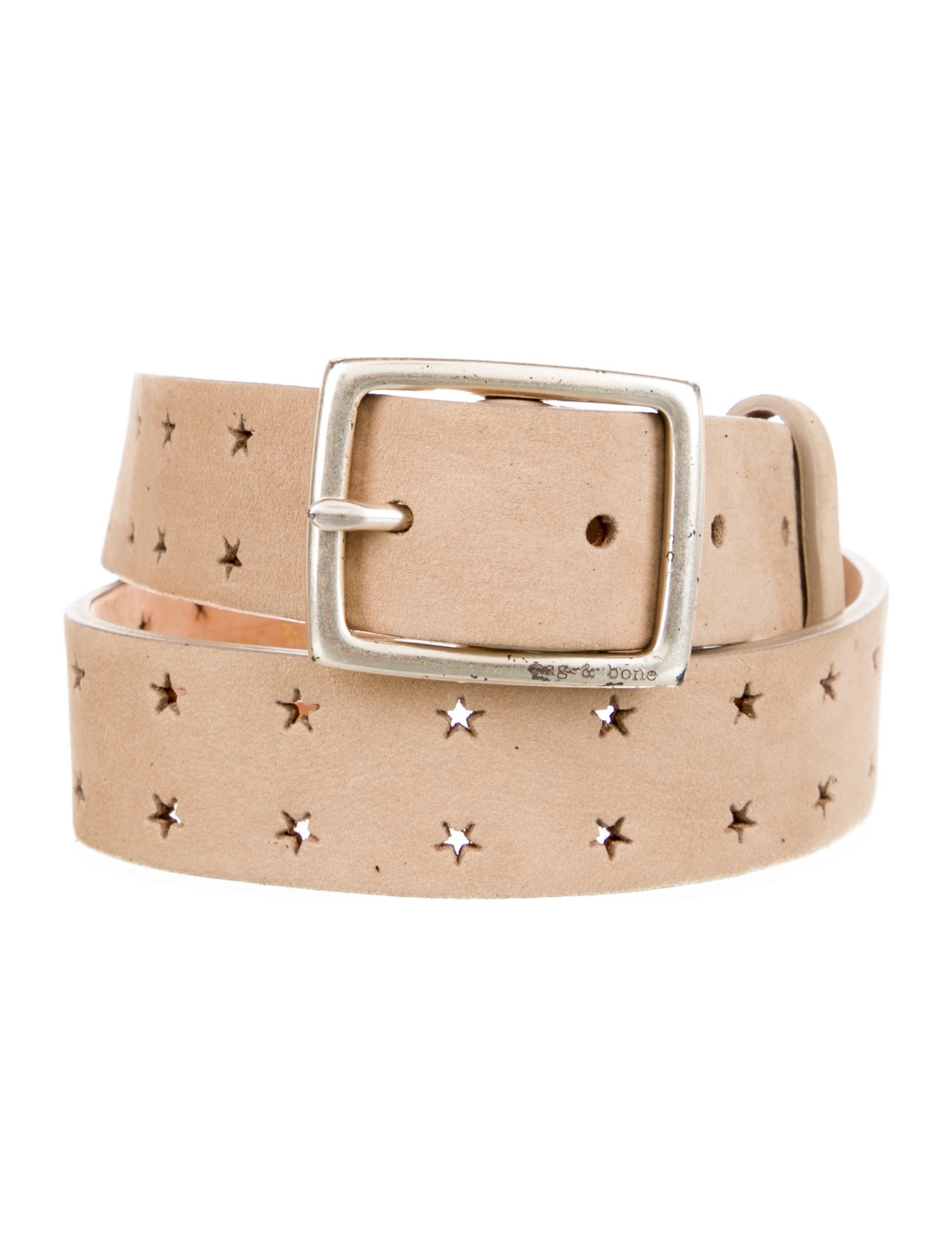 Rag & Bone Suede Lasercut Accents Belt