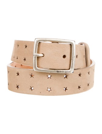 Rag & Bone Suede Lasercut Accents Belt