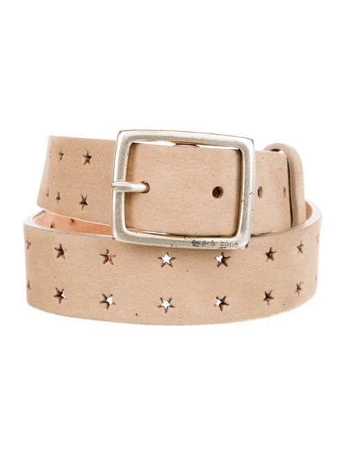 Rag & Bone Suede Lasercut Accents Belt