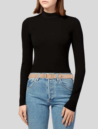 Rag & Bone Suede Lasercut Accents Belt