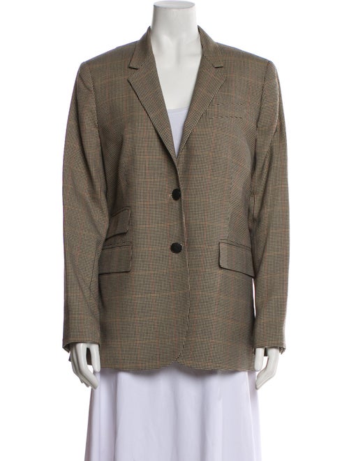Rag & Bone Wool Houndstooth Print Blazer