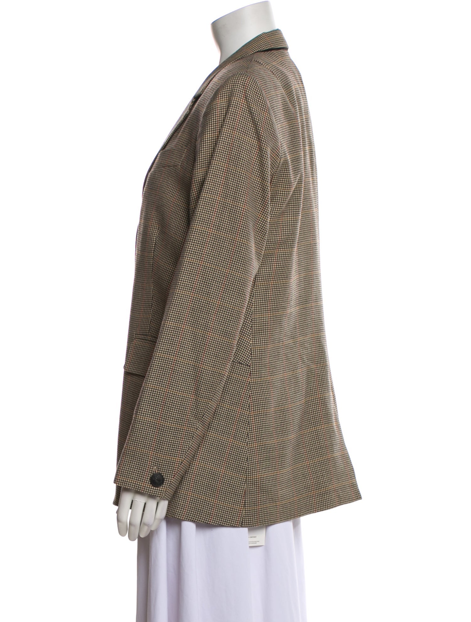 Rag & Bone Wool Houndstooth Print Blazer