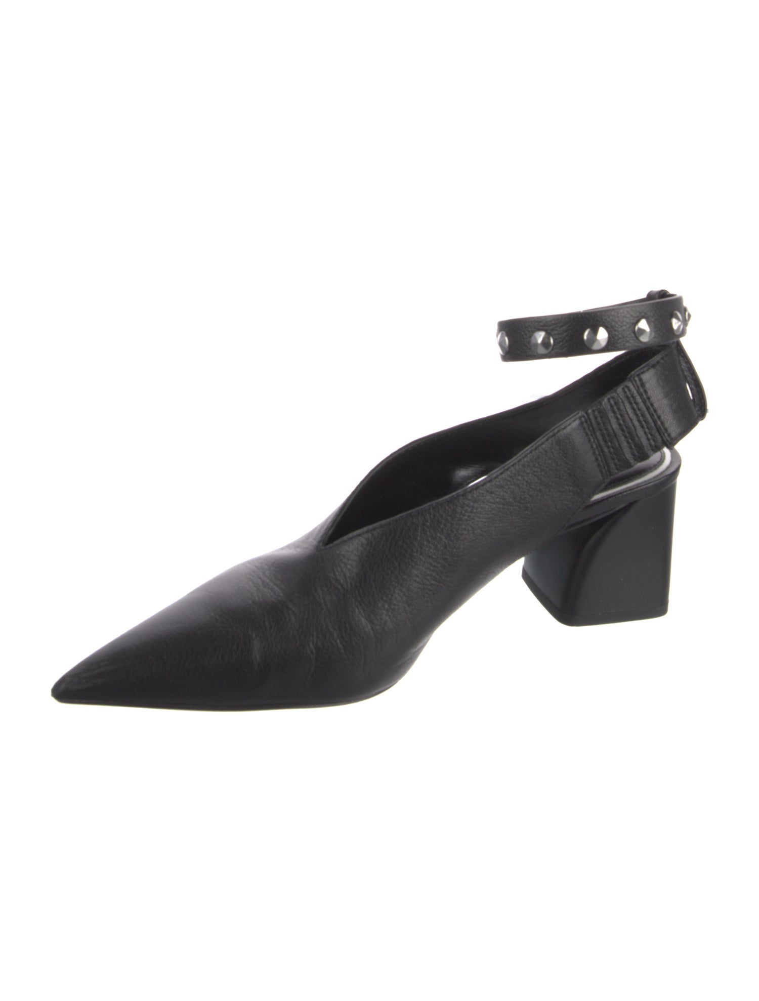 Rag & Bone Leather Cutout Accent Slingback Pumps