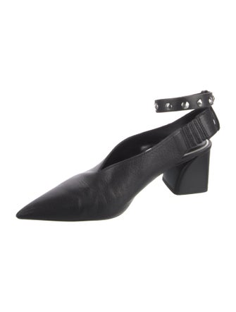 Rag & Bone Leather Cutout Accent Slingback Pumps