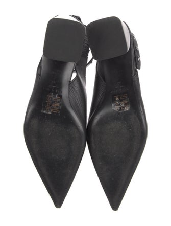 Rag & Bone Leather Cutout Accent Slingback Pumps