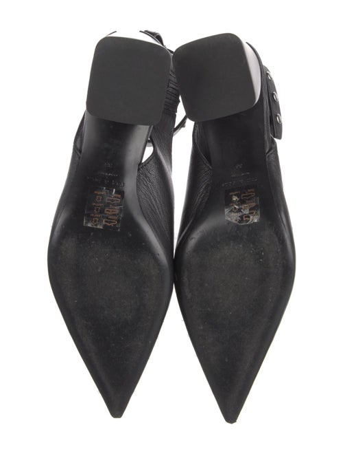 Rag & Bone Leather Cutout Accent Slingback Pumps