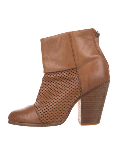 Rag & Bone Leather Cutout Accent Boots