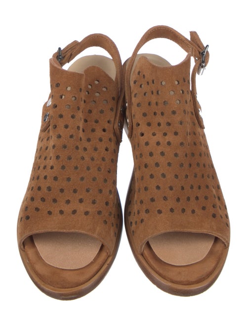Rag & Bone Suede Cutout Accent Slingback Sandals
