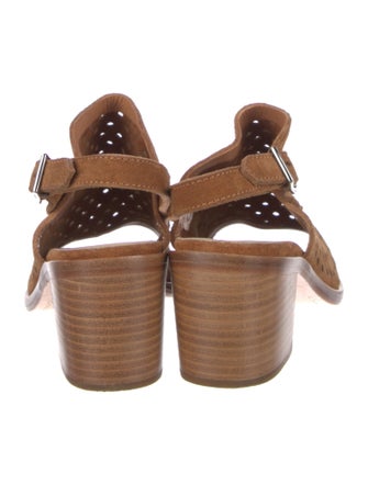 Rag & Bone Suede Cutout Accent Slingback Sandals