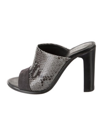 Rag & Bone Snakeskin Animal Print Slides