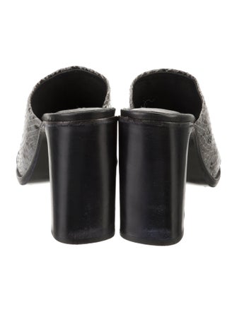 Rag & Bone Snakeskin Animal Print Slides