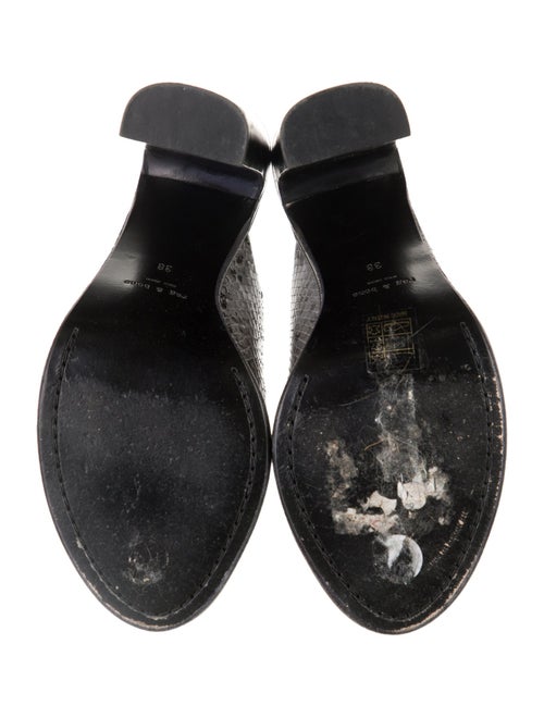 Rag & Bone Snakeskin Animal Print Slides