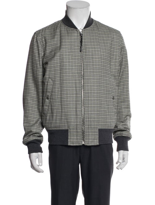Rag & Bone Plaid Print Bomber Jacket