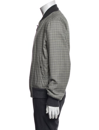 Rag & Bone Plaid Print Bomber Jacket
