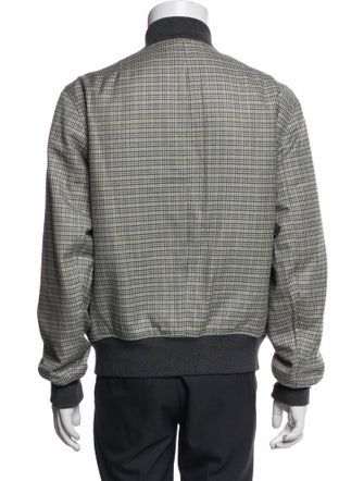 Rag & Bone Plaid Print Bomber Jacket
