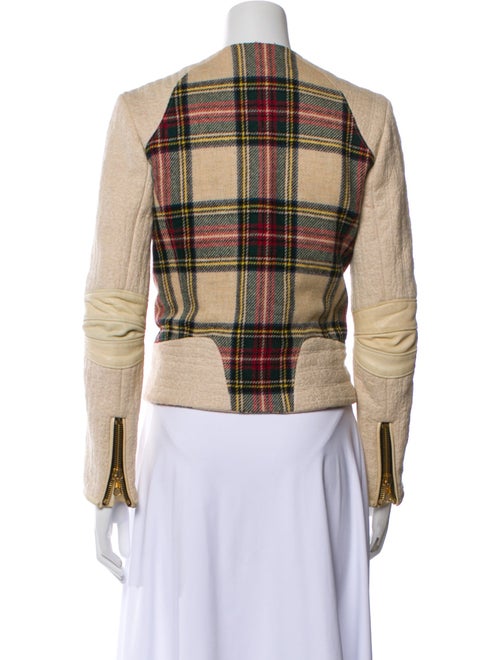 Rag & Bone Wool Plaid Print Blazer