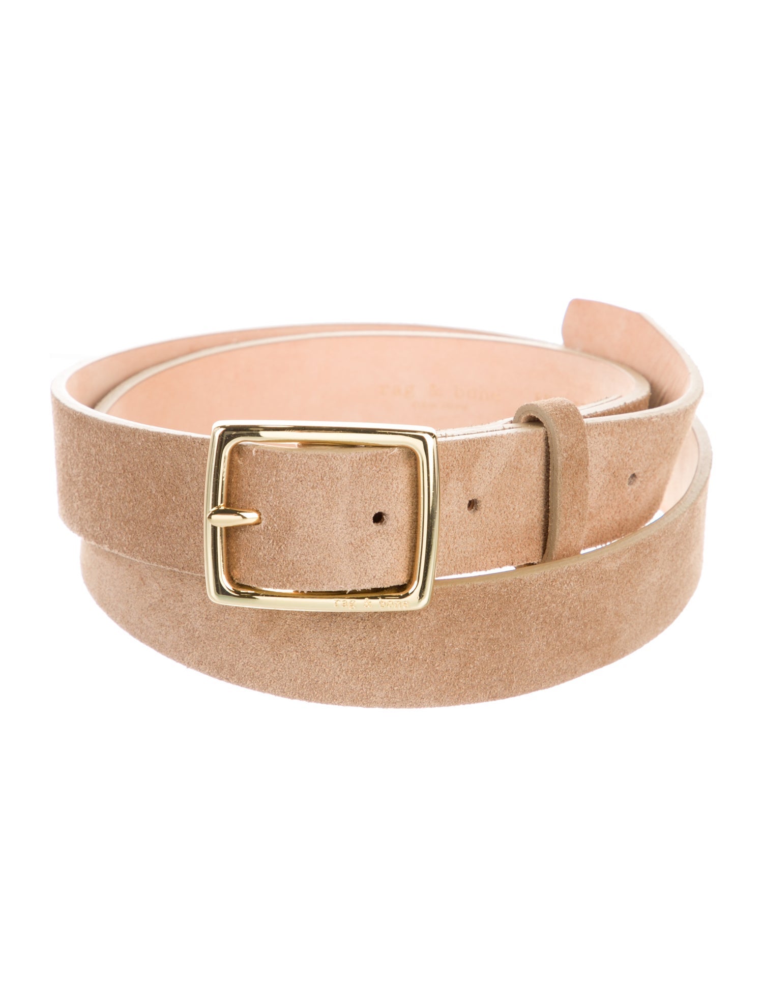 Rag & Bone Skinny Suede Belt