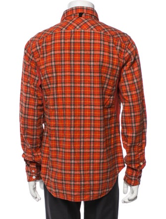 Rag & Bone Plaid Print Trucker Jacket
