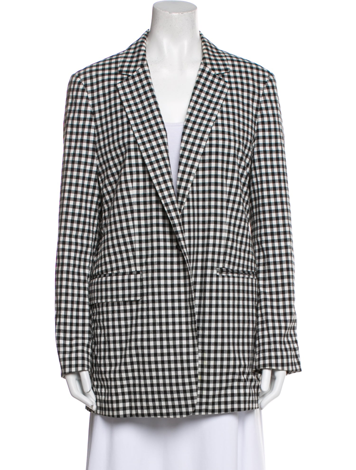 Rag & Bone Plaid Print Blazer