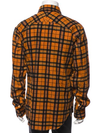 Rag & Bone Plaid Print Trucker Jacket