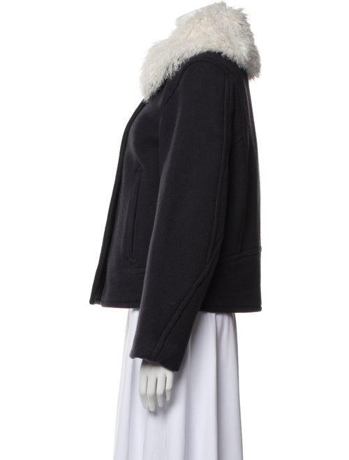 Rag & Bone Virgin Wool Faux Fur Jacket