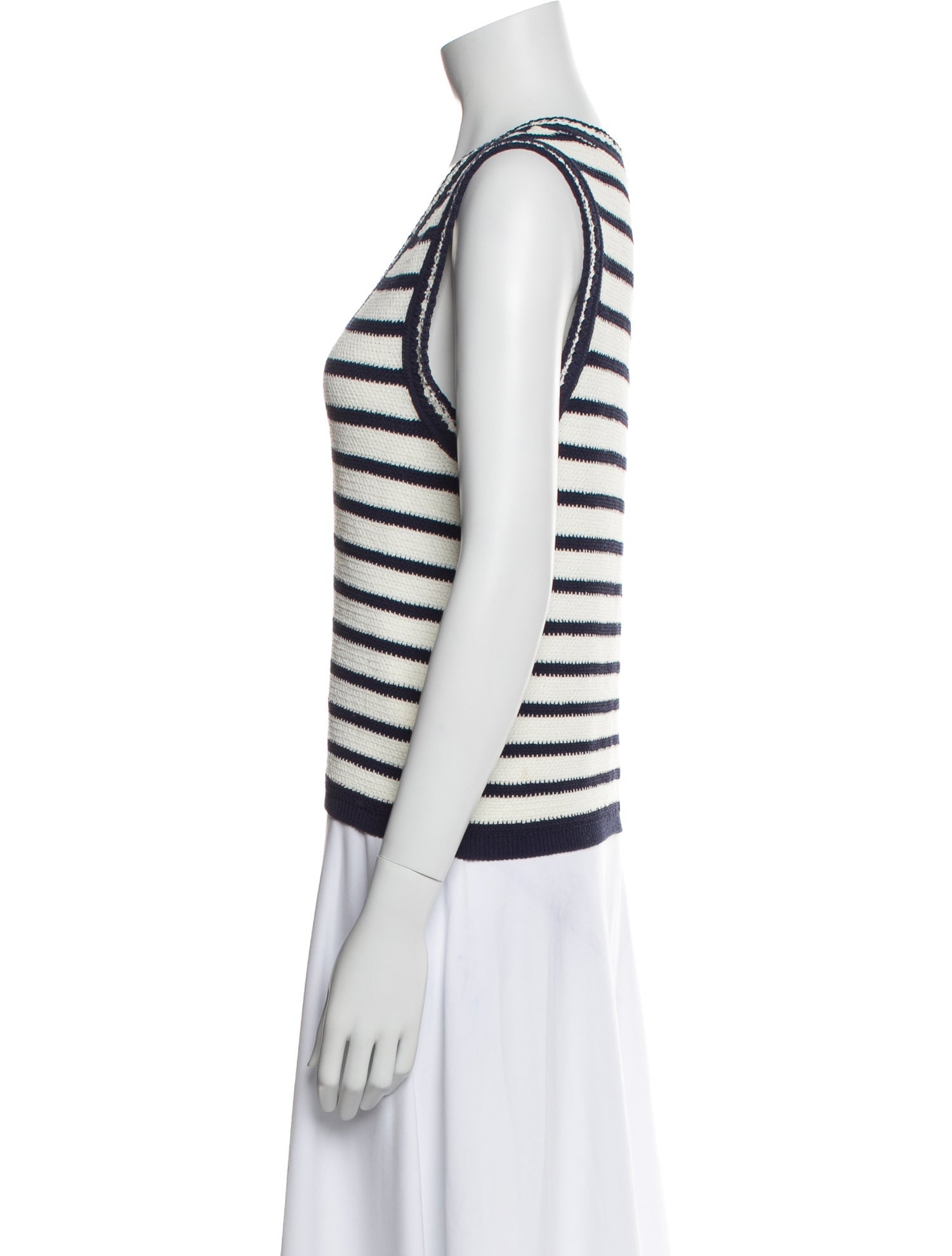 Rag & Bone Striped V-Neck Sweater