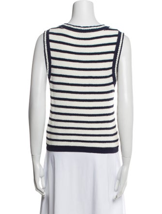 Rag & Bone Striped V-Neck Sweater