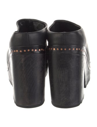 Rag & Bone Leather Studded Accents Mules