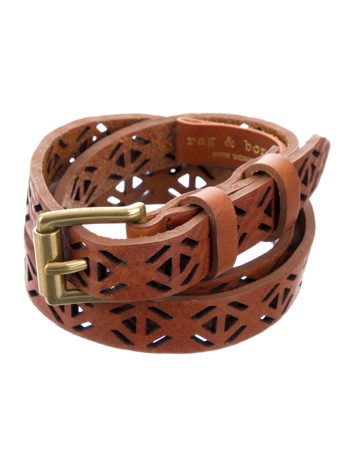 Rag & Bone Skinny Leather Belt