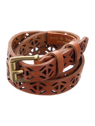 Rag & Bone Skinny Leather Belt