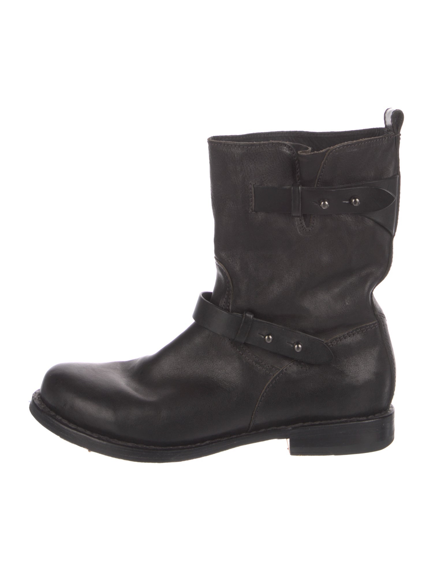 Rag & Bone Leather Moto Boots
